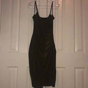 Olive Green Midi Dress